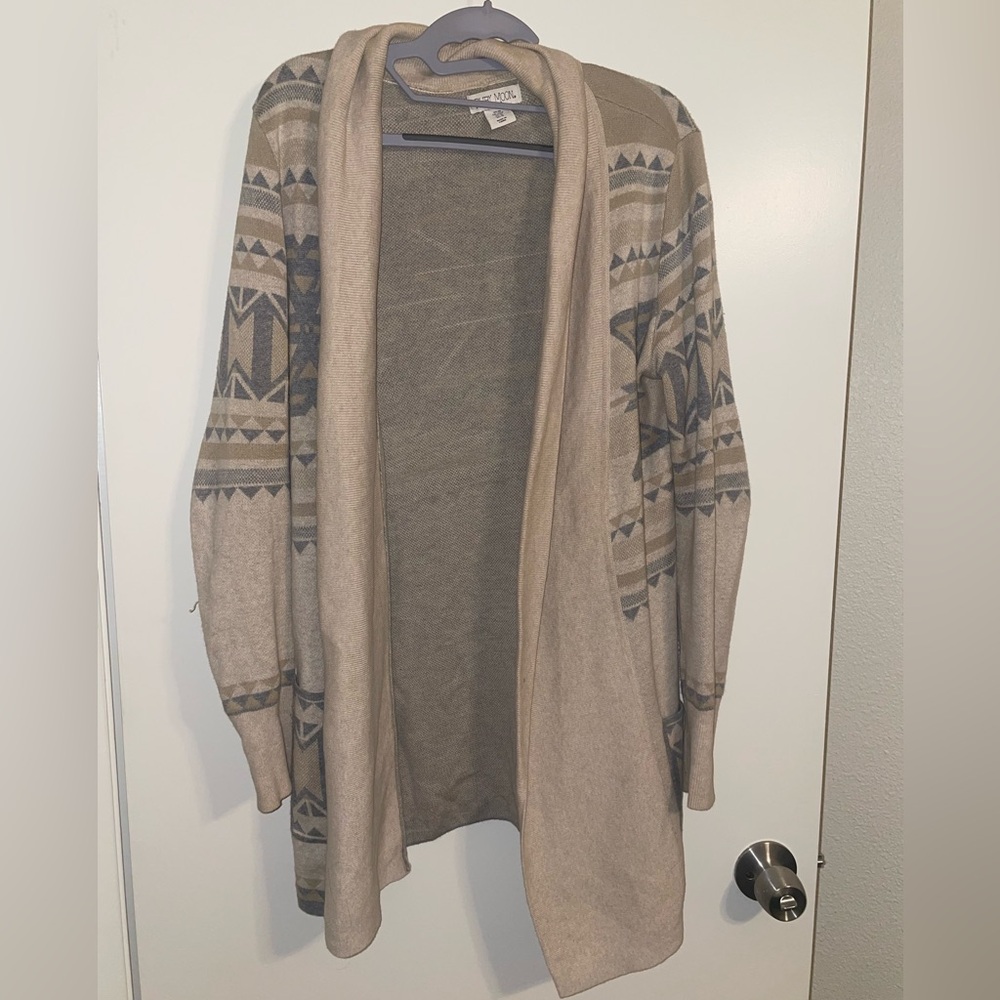 Ruby Moon Aztec Patterned Cardigan